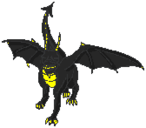 Baby black dragon